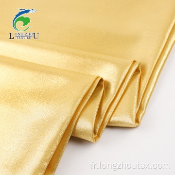 Tissu d&#39;aluminium 100D Spandex Satin